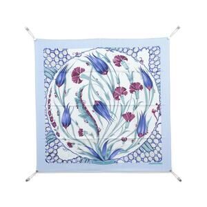 HERMES Authentic White Scarf